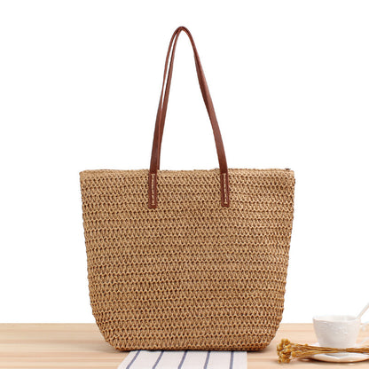 StrawStraw Handbags Straw Woven Tote